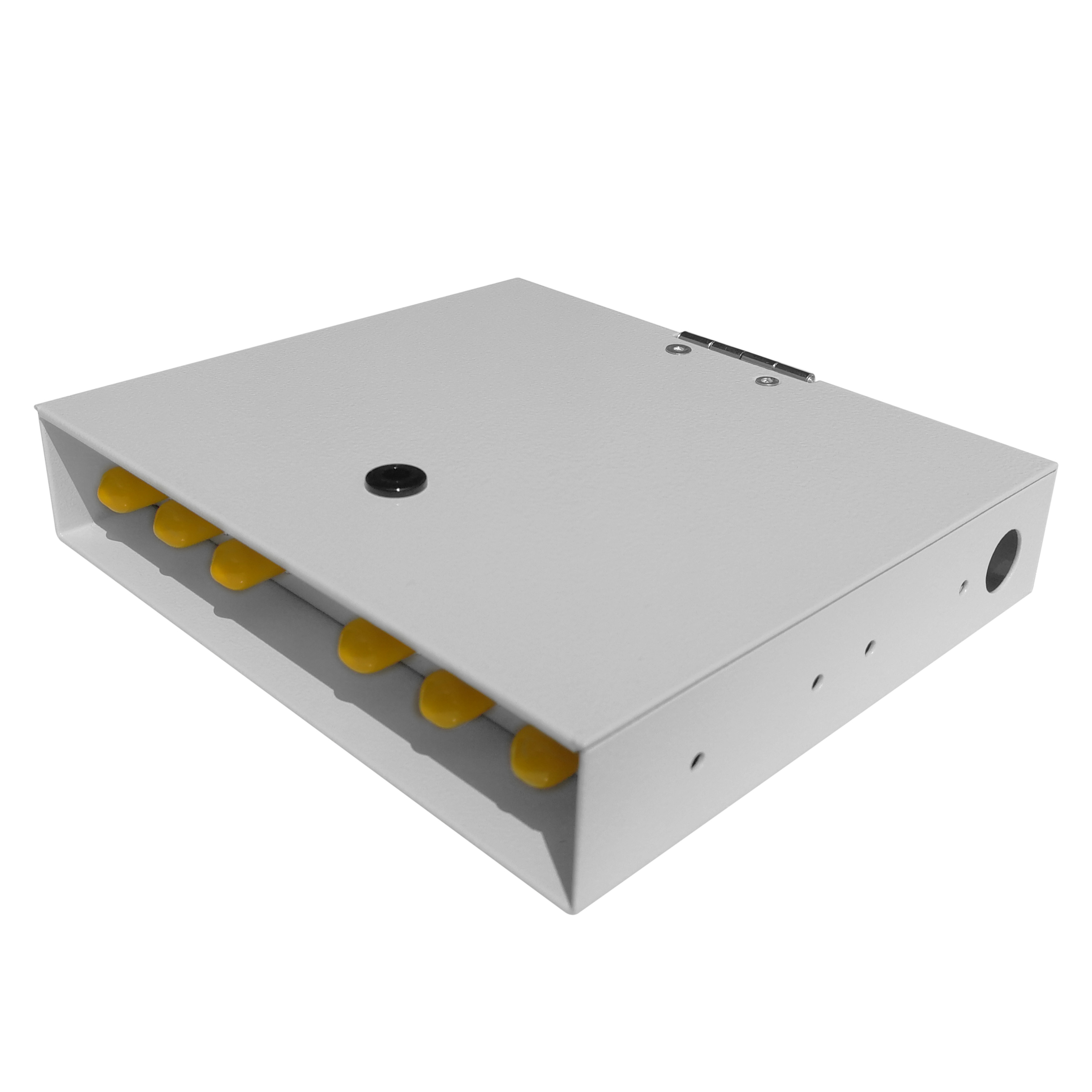 6 Port WODF Fiber Optic Distribution Box, ST Simplex